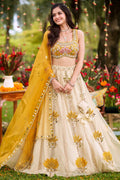 Nayoora Sunlit Lotus Embroidered Lehenga Set