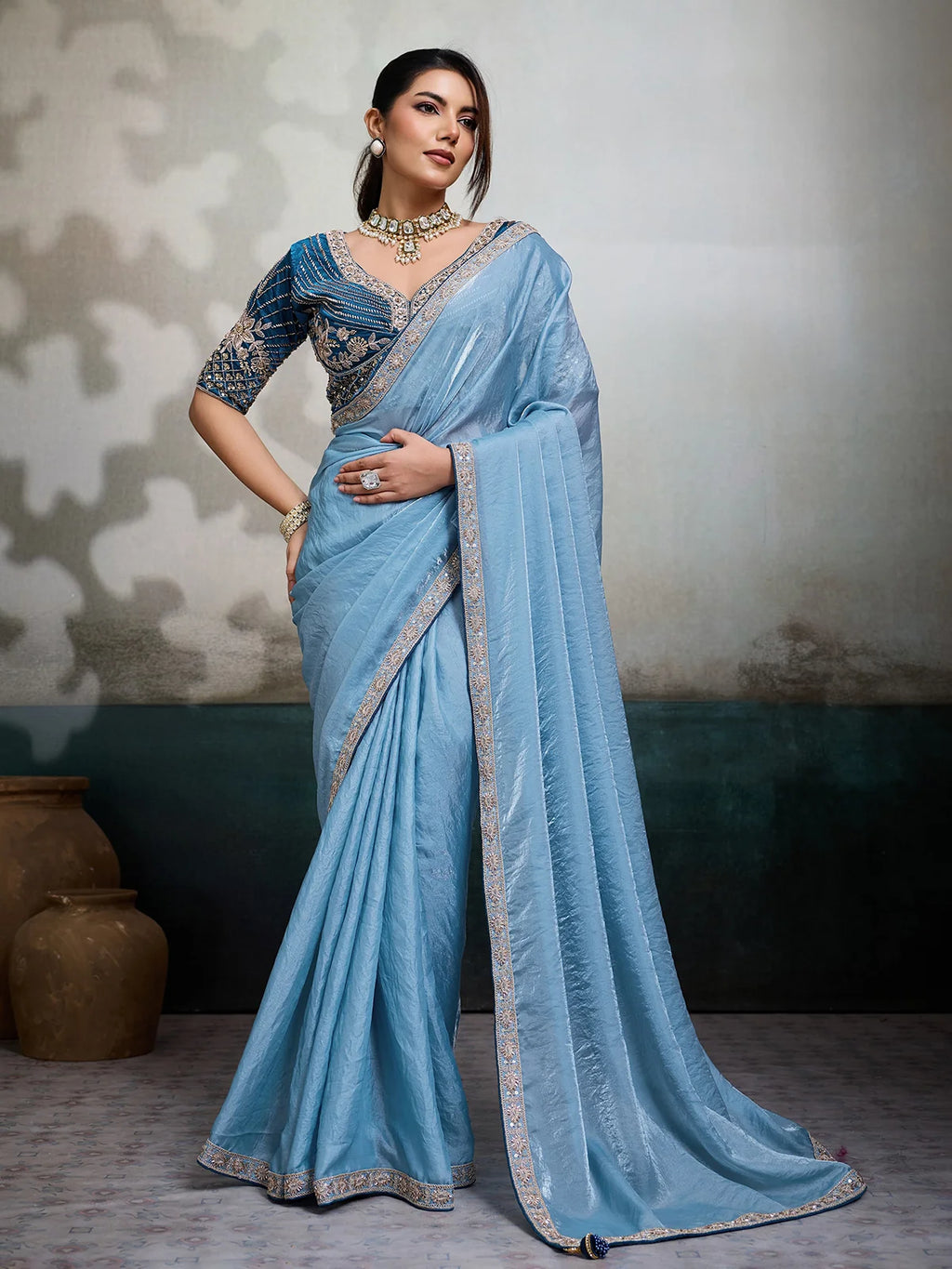 Nayoora Azure Luxe Saree