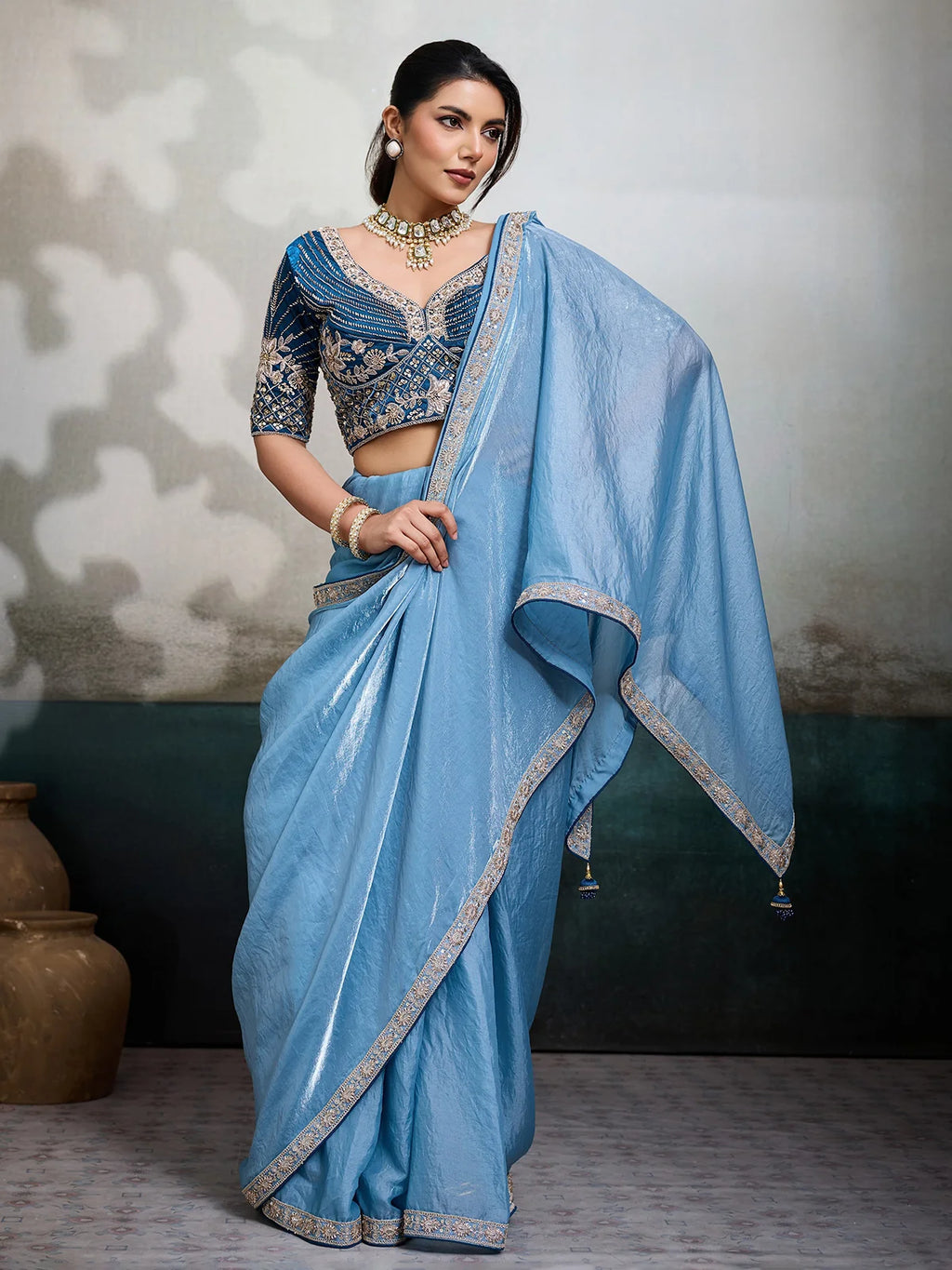 Nayoora Azure Luxe Saree