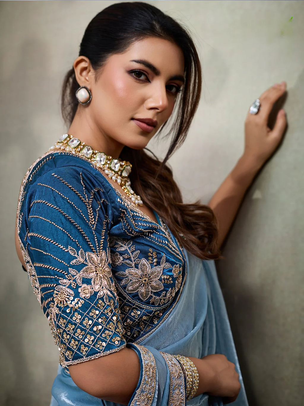 Nayoora Azure Luxe Saree