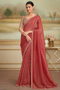 Nayoora Premium Salsa Georgette Embroidered Saree - Nayoora