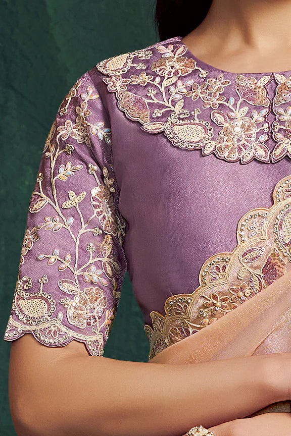 Nayoora Royale Artisanal Sunset Ombre Silk Saree