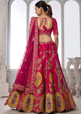 Nayoora Rani Heritage Embroidered Silk Lehenga Set