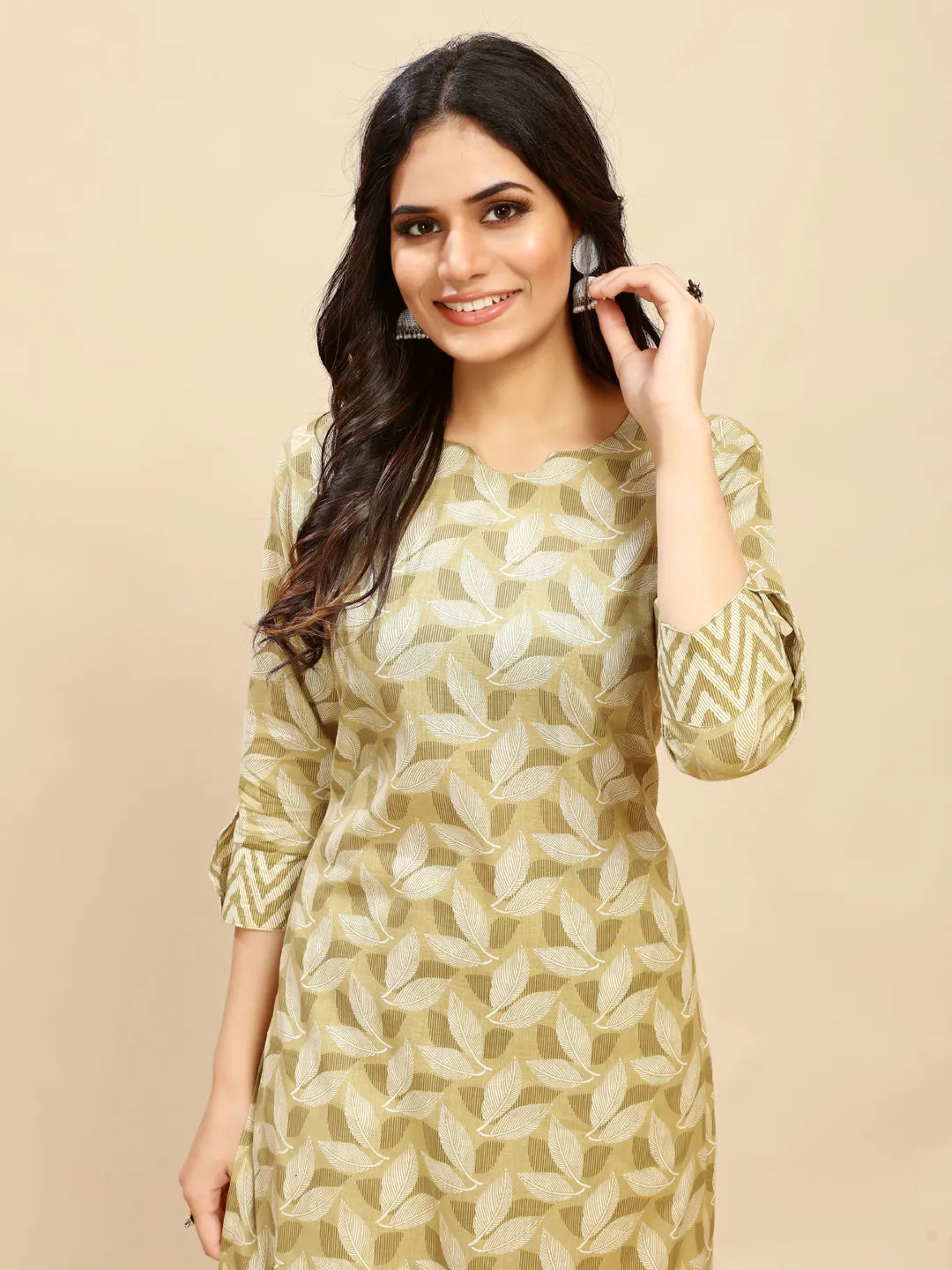 Nayoora Pure Cotton Printed Kurta Pant Set