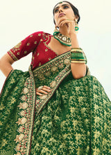 Nayoora Emerald Royale Georgette Embroidered Saree