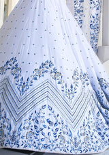 Nayoora Azure Royale Embroidered Lehenga Set