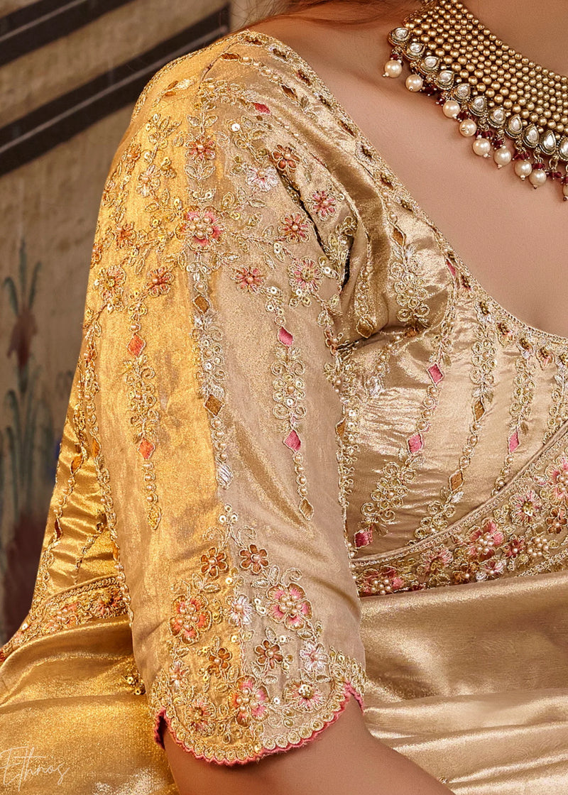 Nayoora Golden Bloom Saree