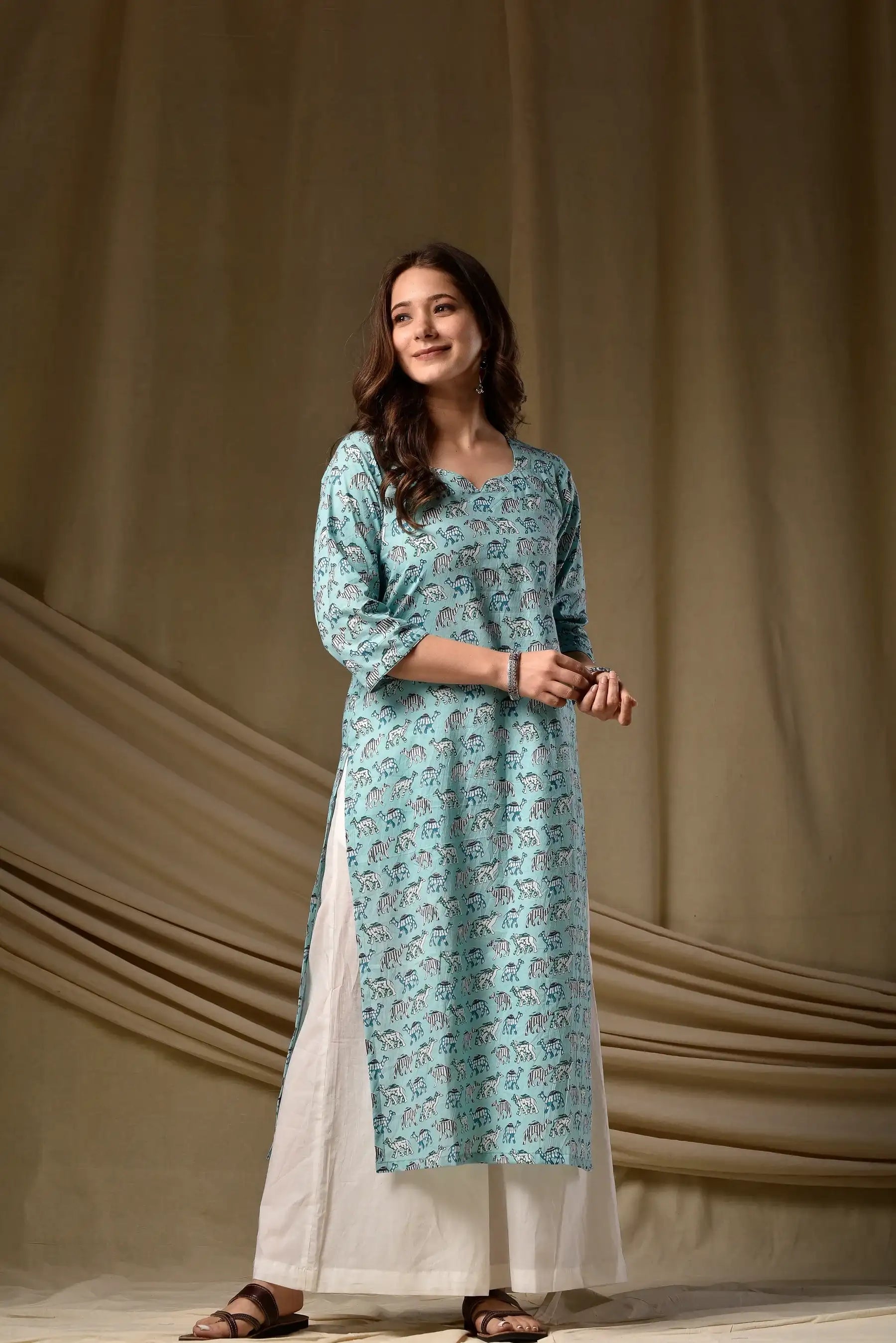 Nayoora Ocean Ira Rayon Kurti