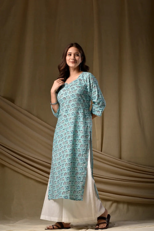 Nayoora Ocean Ira Rayon Kurti