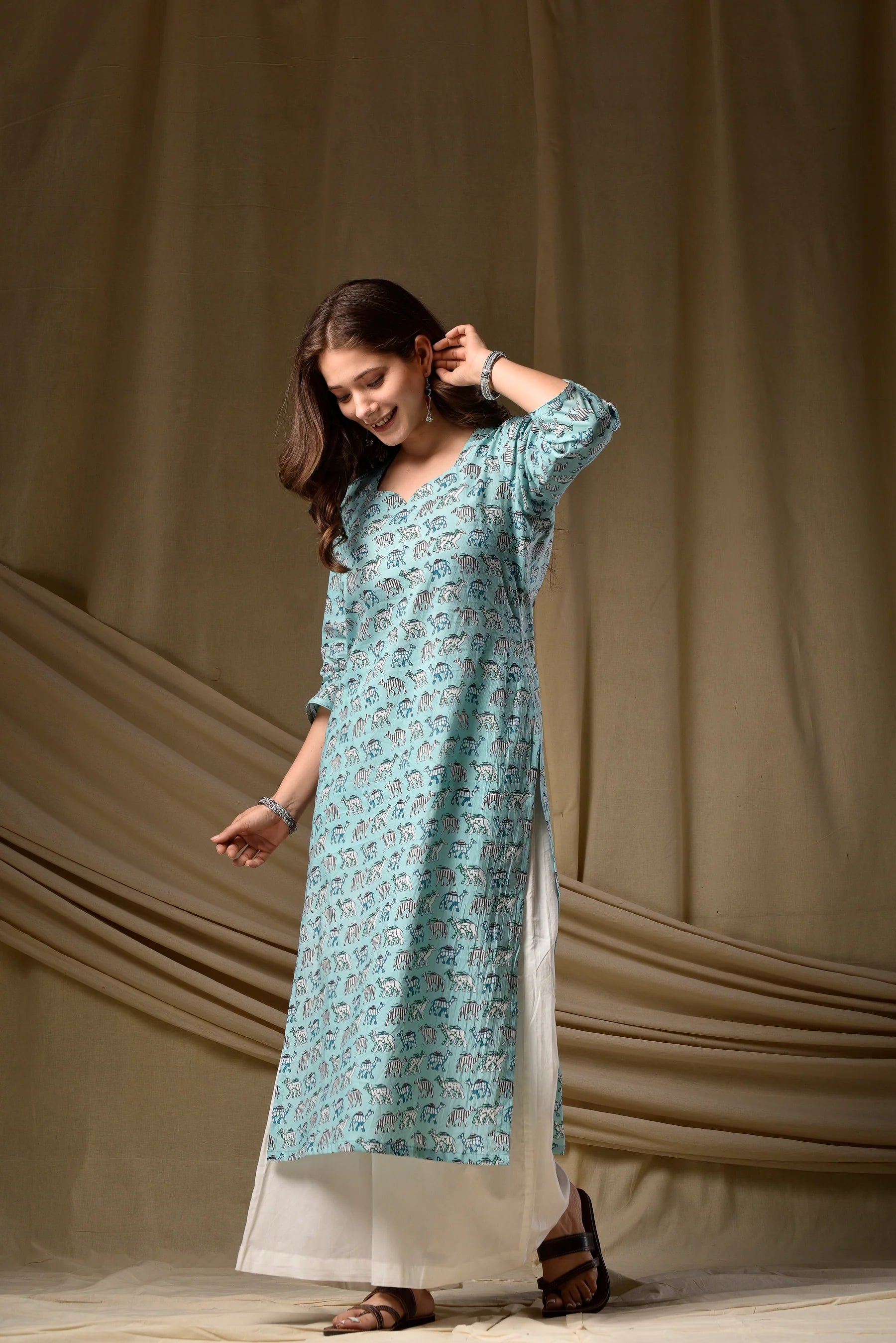 Nayoora Ocean Ira Rayon Kurti