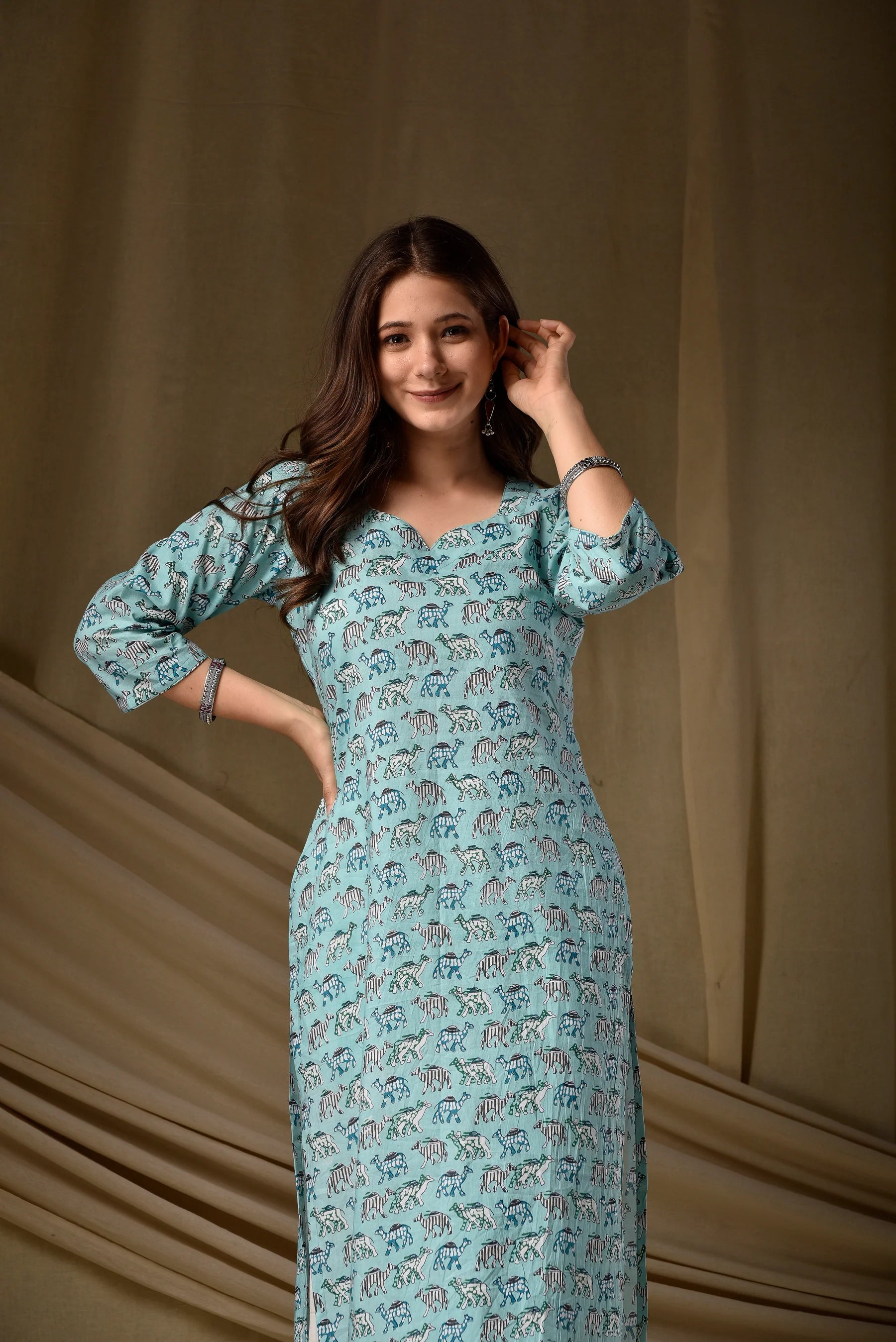 Nayoora Ocean Ira Rayon Kurti