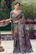 Nayoora Rang Dhara Multicolor Premium Mirror Work Designer Saree