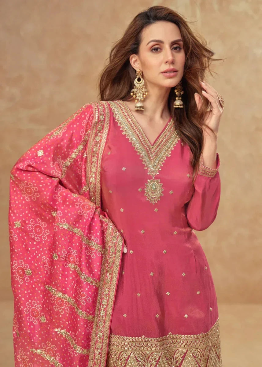Nayoora Cosmos Silk Embroidered Salwar Suit Set - Nayoora