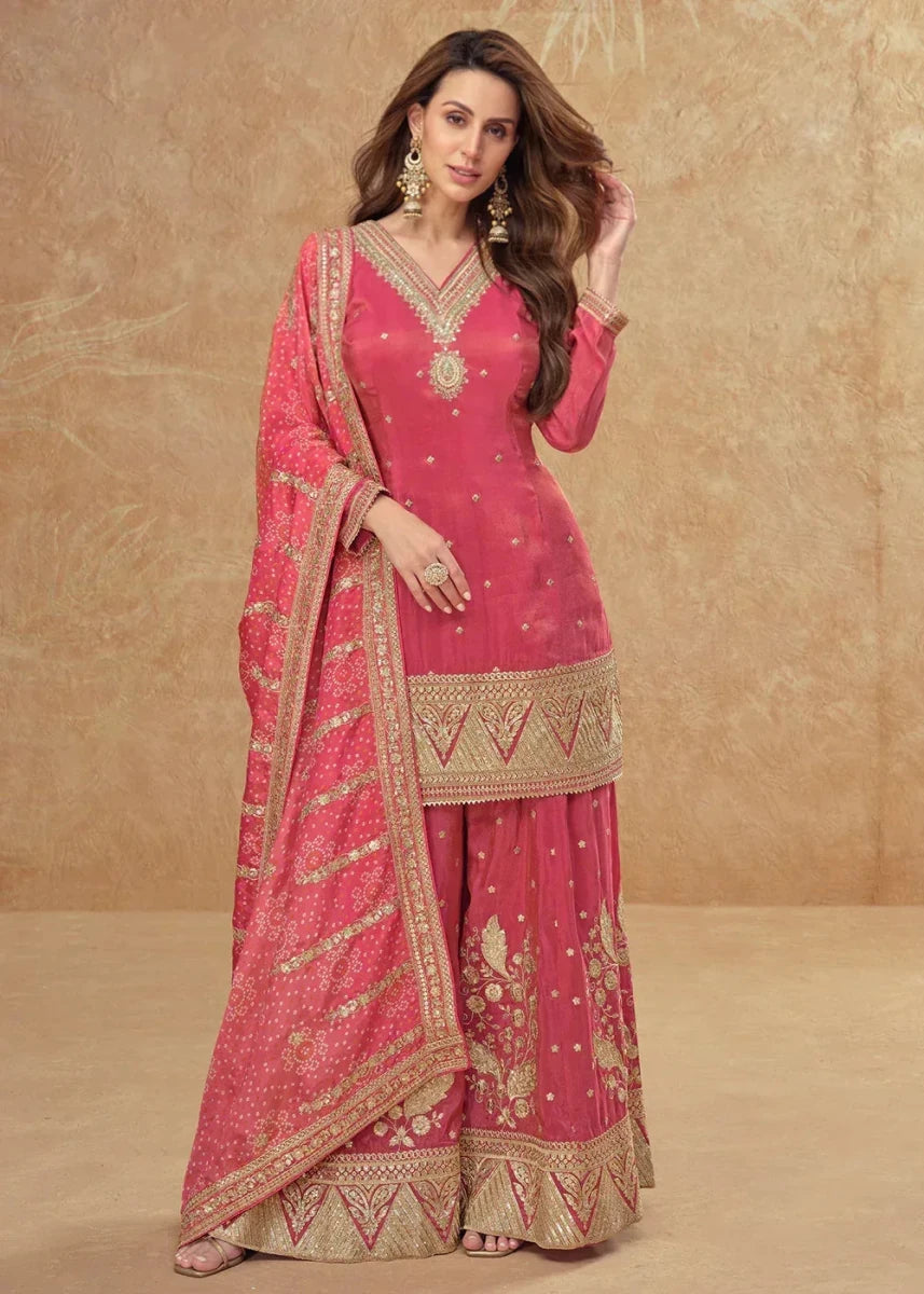 Nayoora Cosmos Silk Embroidered Salwar Suit Set - Nayoora