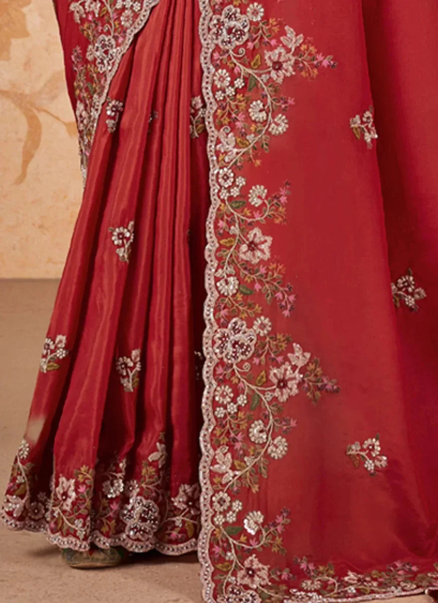 Nayoora Grandeur Dakshika Silk Designer Wedding Saree - Nayoora