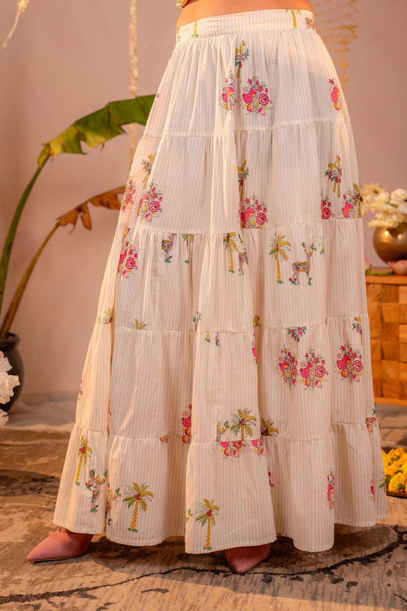 Nayoora Palm Garden Embroidered Co-Ord Set