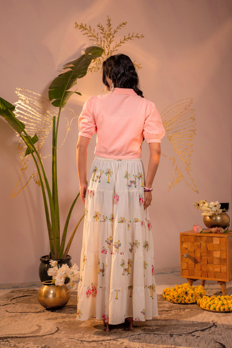Nayoora Palm Garden Embroidered Co-Ord Set