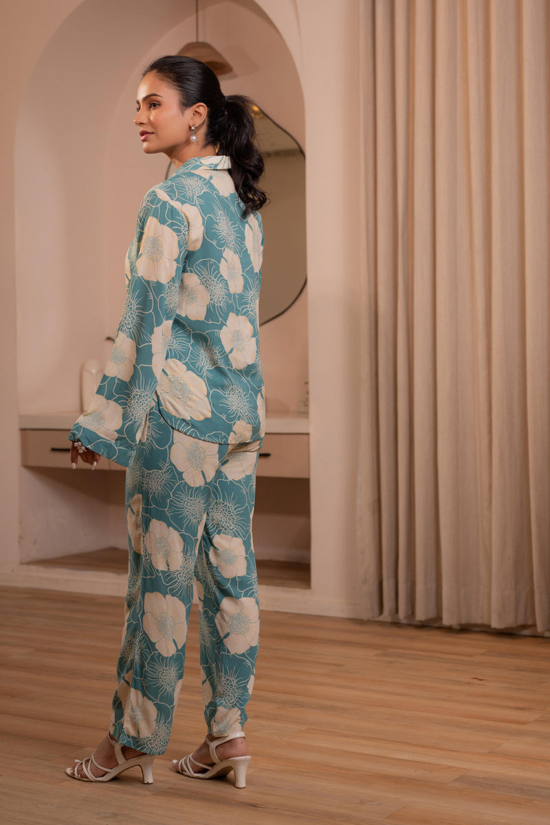 Nayoora Meadow Bloom Premium Floral Co-Ord Set