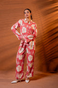 Nayoora Coral Bloom Premium Floral Co-Ord Set