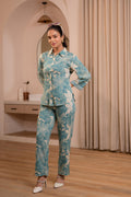 Nayoora Mint Bloom Premium Viscose Co-Ord Set
